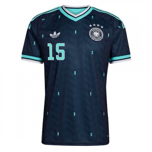 Tyskland Nico Schlotterbeck #15 Replika Bortatröja VM 2026 Kortärmad